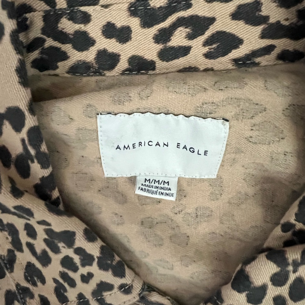 American eagle leopard shacket medium - Picture 3 of 4